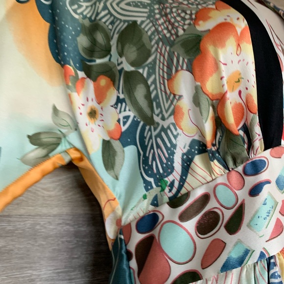 Kimono style silk dress by Single - Picture 4 of 11